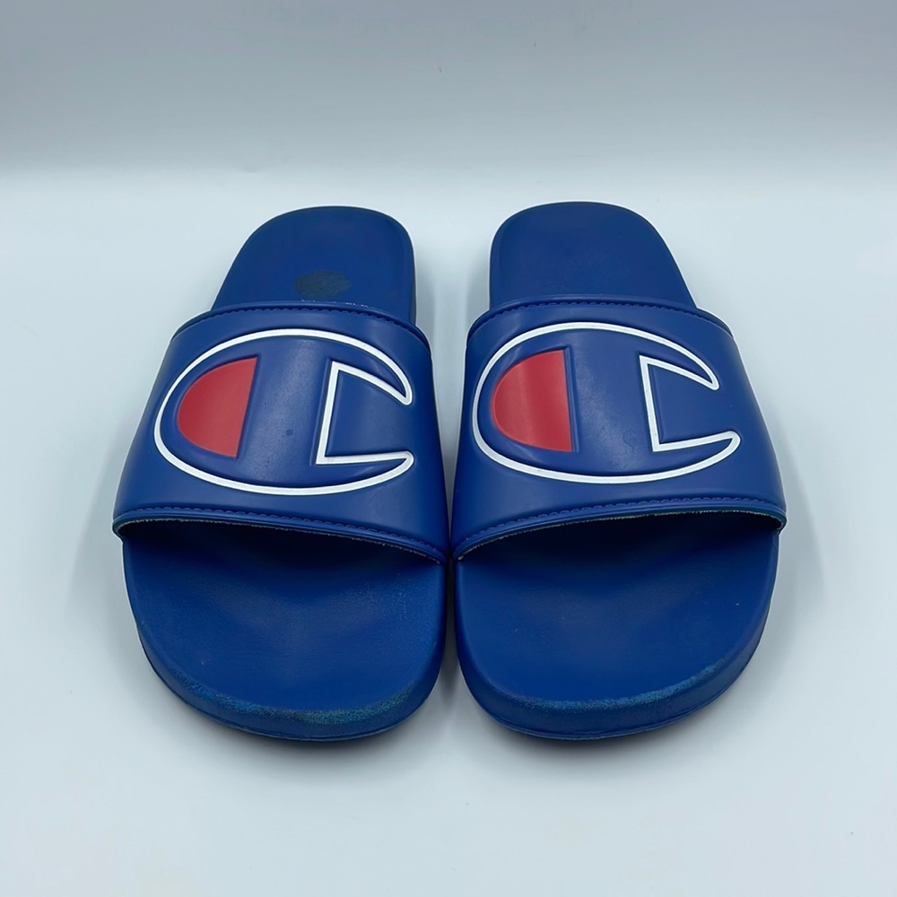 Champion Blue Slides Men’s Sz‎ 10